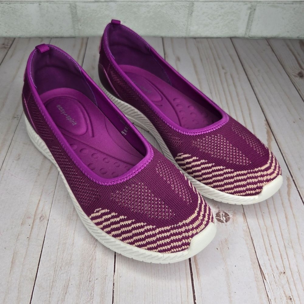 Easy Spirit Purple Pink Segeinee Slip On Sneakers